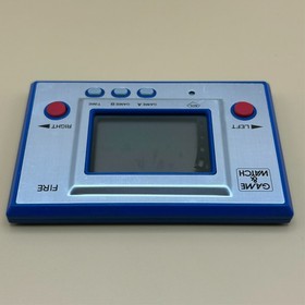 Nintendo Game & Watch FIRE RC-04 Silver Series 1980 Vintage Japan
