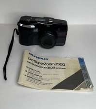 Olympus Infinity Super Zoom 3500 Point and Shoot 35mm Film Camera AS IS