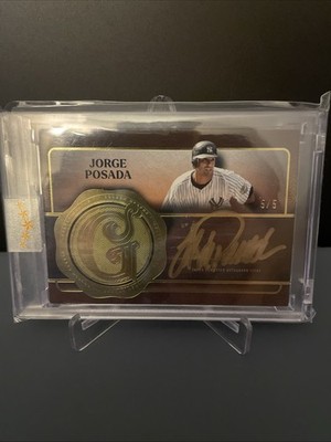 2025 Topps Five Star - Golden Graphs Jorge Posada #GG-JP /5