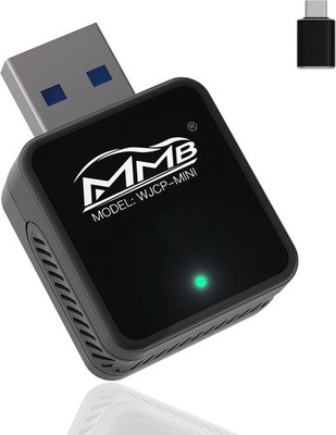 WJCP-MINI CarPlay Wireless Adapter,2024 Upgrade Wireless Car Play
