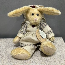 Boyds Bears Bailey & Friends Bunny Rabbit Emily Dressed w/Hat Plush Animal EUC