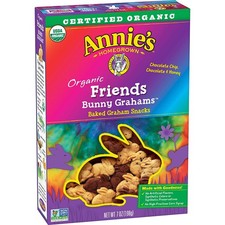 Annie's Organic Friends Bunny Grahams Snacks, 7 oz