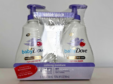Dove Baby Sensitive Skin Care, Night Time Wash , Calming Moisture, Pack of 2