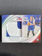Kyle Filipowski 2024-25 Panini Immaculate Draft Combine Memorabilia RC /99