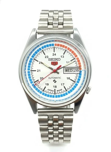 Vintage 6309A Seiko 5 Automatic17 Jewels Day/Date Japan Men's Wrist Watch