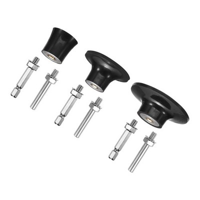 1'' 2'' 3'' Disc Pad Holder 1/4'' Shank Holder Mandrel for Repair Quick Change,3PACK