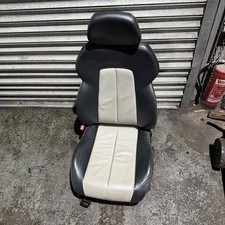 Mercedes SLK R170 Passenger Seat Black/Grey Leather Manual