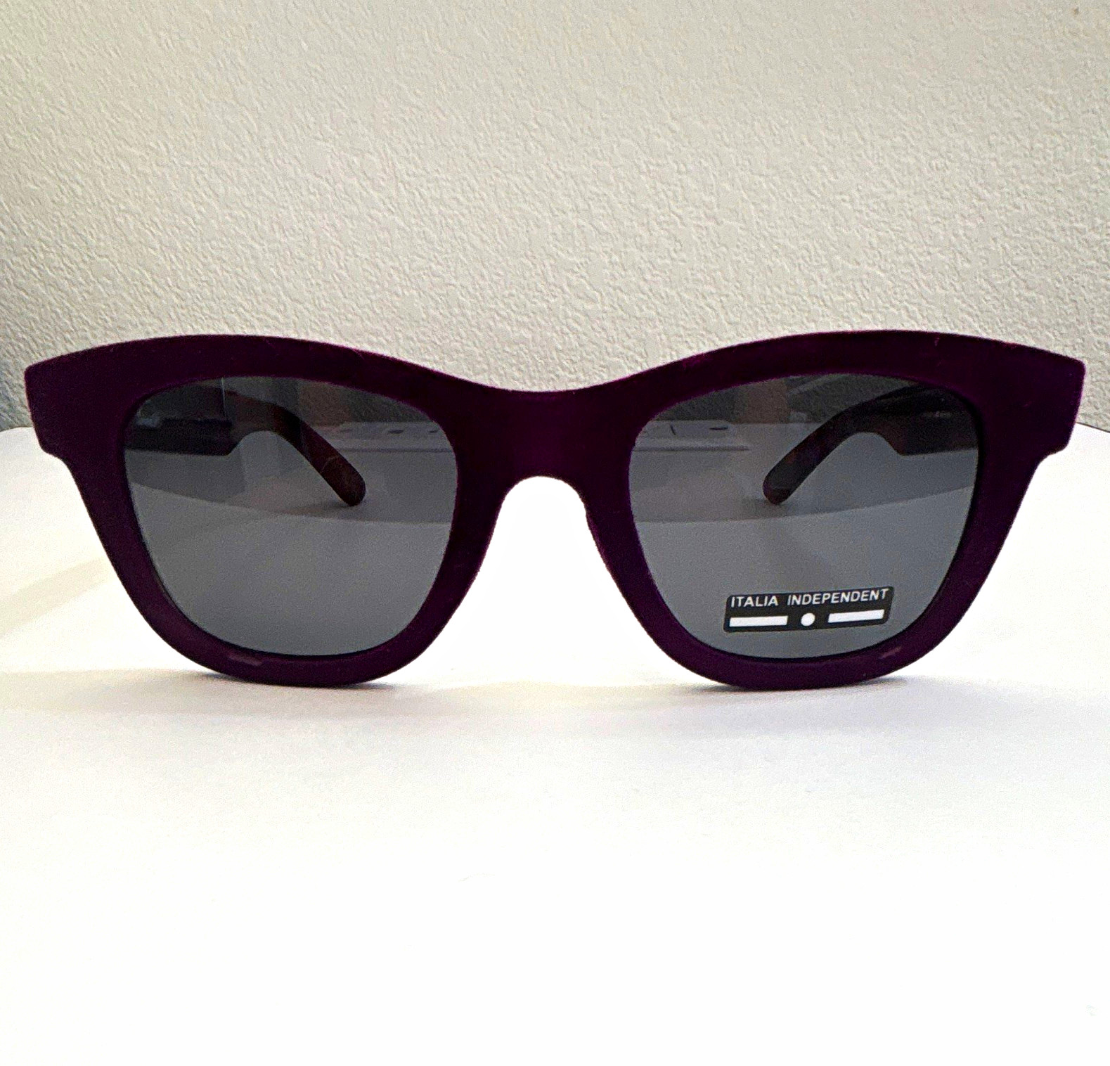 Italia Independent Azzurro Velvet Cat Eye Purple/Gray UV400 140