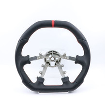 Full Leather Flat Top Steering Wheel For Chevrolet Corvette C5 Zr-1 Z06 94-04 Full Leather Flat Top Steering Wheel For Chevrolet Corvette C5 Zr-1 Z06 94-04