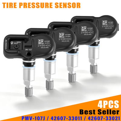 4x TPMS 42607-33011 Tire Pressure Sensor PMV-107J for Toyota Tacoma 2005-2015
