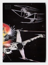 2024 Topps Chrome Star Wars Galaxy #21 Starfighter in Battle