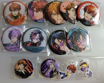 Nijisanji Kitami Yusei Sakaki Nes Kaisei Pins Schlüsselanhänger Set 12 Pins 2...