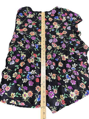 Johnny Was Floral 100% Silk Top Size XL - Picture 5 of 8