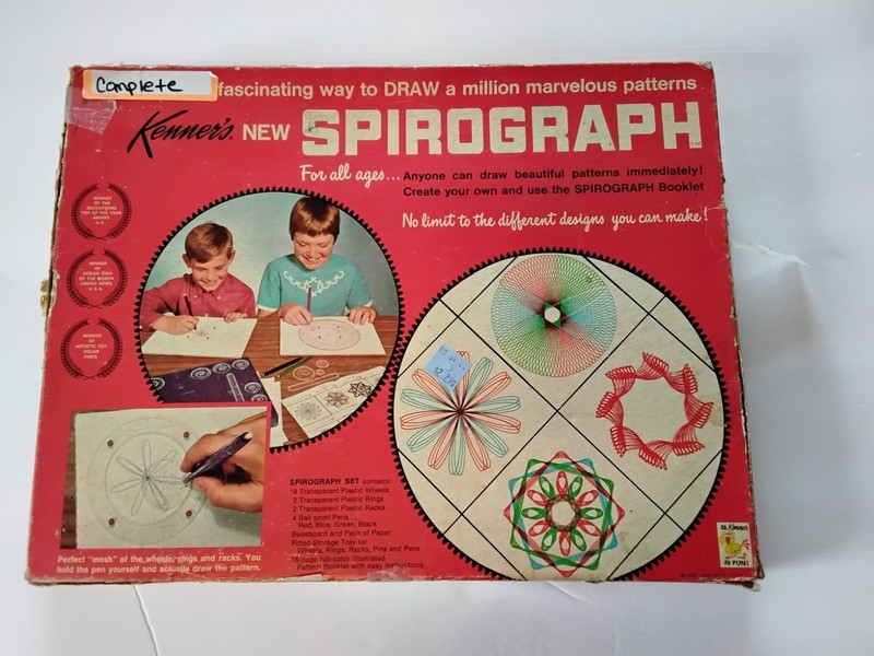 1967 SPIROGRAPH NO. 401, KENNERS COMPLETE PARTS, BUT NO PAPER INCLUDED