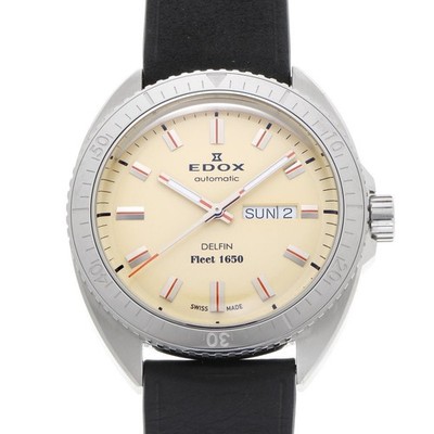 EdoX Delfin Fleet 1650 Limited Edition Automatikuhr 44mm SS weißes...