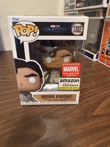 Funko POP! Disney+ Marvel MOON KNIGHT Unmasked Glow GITD Exclusive (Case) | 1302