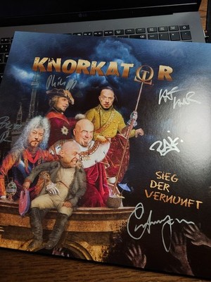 Knorkator - Sieg Der Vernunft (180g) Limited Edition signiert LP KNORKATOR22V
