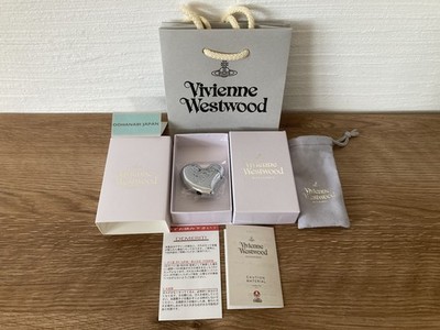 Vivienne Westwood Heart Shape Electronic Gas Lighter Orb Silver