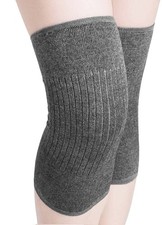 Cashmere Knee Warmer Stretchy Knit Arthritic Knee Sleeve Cosy Sleep Knee Wrap...