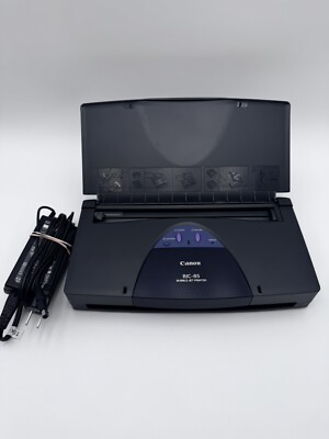Canon BJC-85 K10190 Bubble Jet Color Mobile Inkjet Printer And OEM Power Adapter