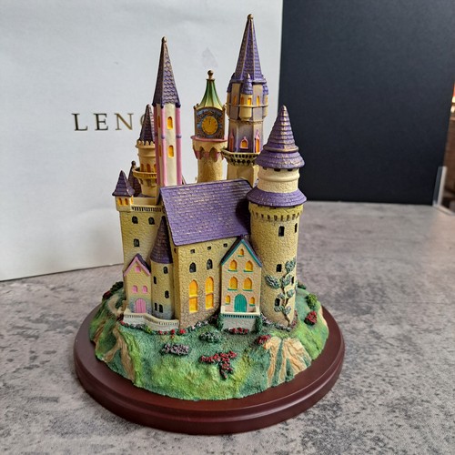 Lenox Cinderella sculpture Enchanted Palace Castle vtg 1996 Disney figurine RARE - Picture 5 of 19