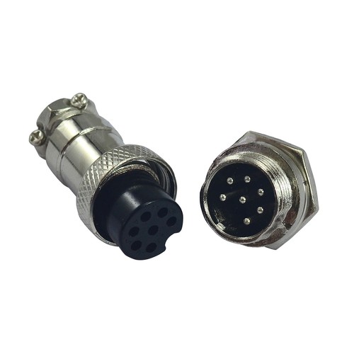 7 pines conector de aire enchufe de aviación macho 16-7 P ajuste TIG y antorcha de corte por plasma 2 piezas - Imagen 1 de 3