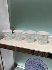 Tiffany & Co Limited Edition NYC Landmark Bone China Toile 4 Espresso Cups BNIB