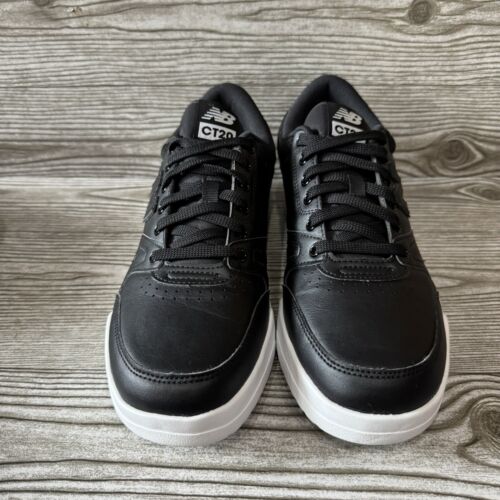 Sneakers stringate New Balance uomo CT20 in pelle nero/bianco taglia 11 D nuove senza scatola - Foto 3 di 9