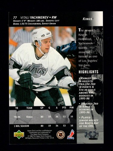 1996-97 Upper Deck Series 1 Base Hockey Cards You Pick - Picture 457 of 1,021