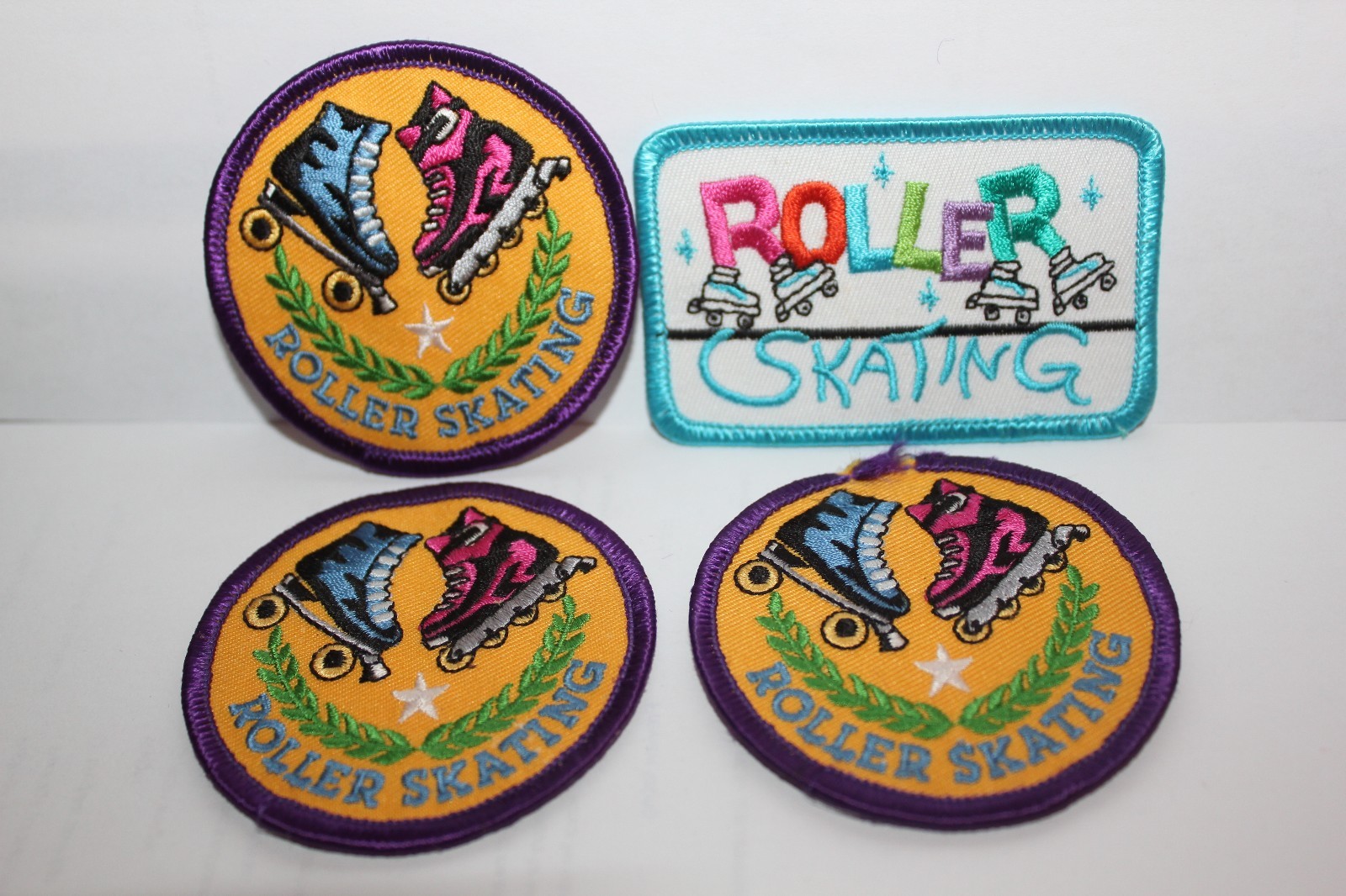 Girl Scouts Fun Patches Badges (4) Roller Skating eBay