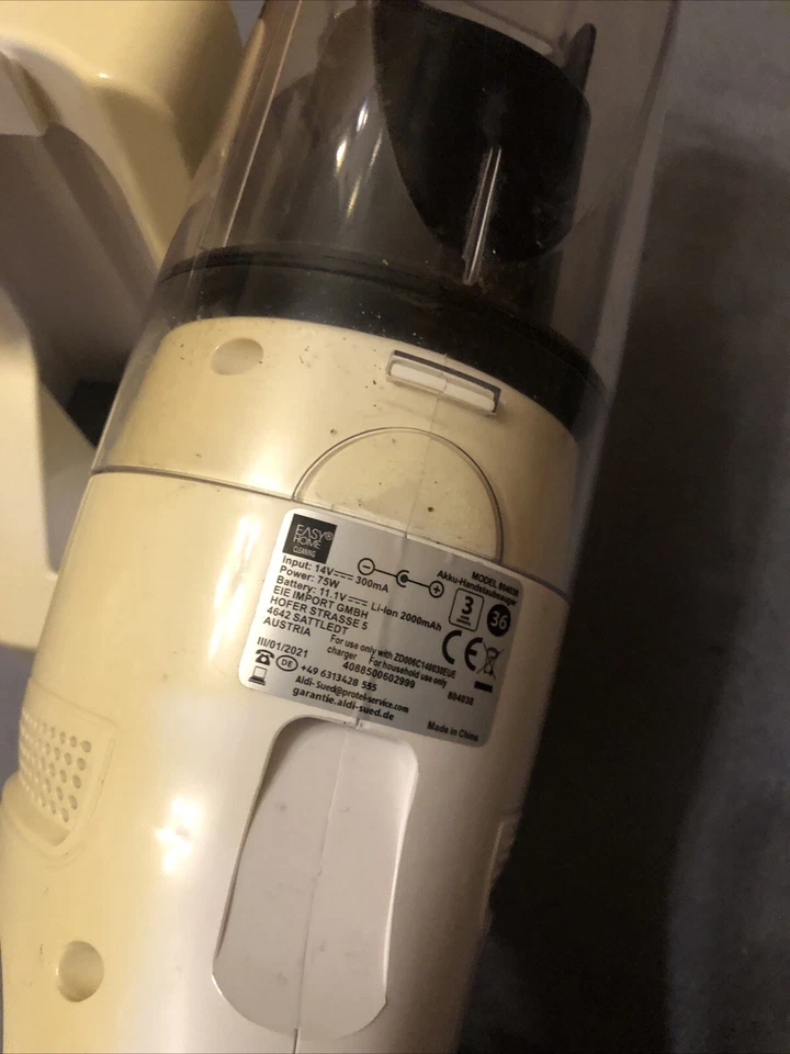 akku handstaubsauger Easy Home Model 804038 mit Ladestation Akku Sauger - Bild 4 von 4