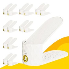 15 Pack Shoe Slots Organizer Adjustable Shoe Stacker for Closet Storage Doubl...