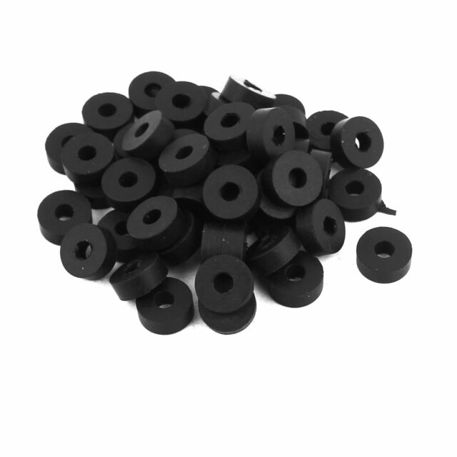 Dia 50-175 mm Black Rubber Round Flat Washer Gasket O Ring 40 mm Thick Industry 