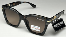 TRUE RELIGION Women's Tortoise Frame Brown Lens Designer Sunglasses TR57040 NEW