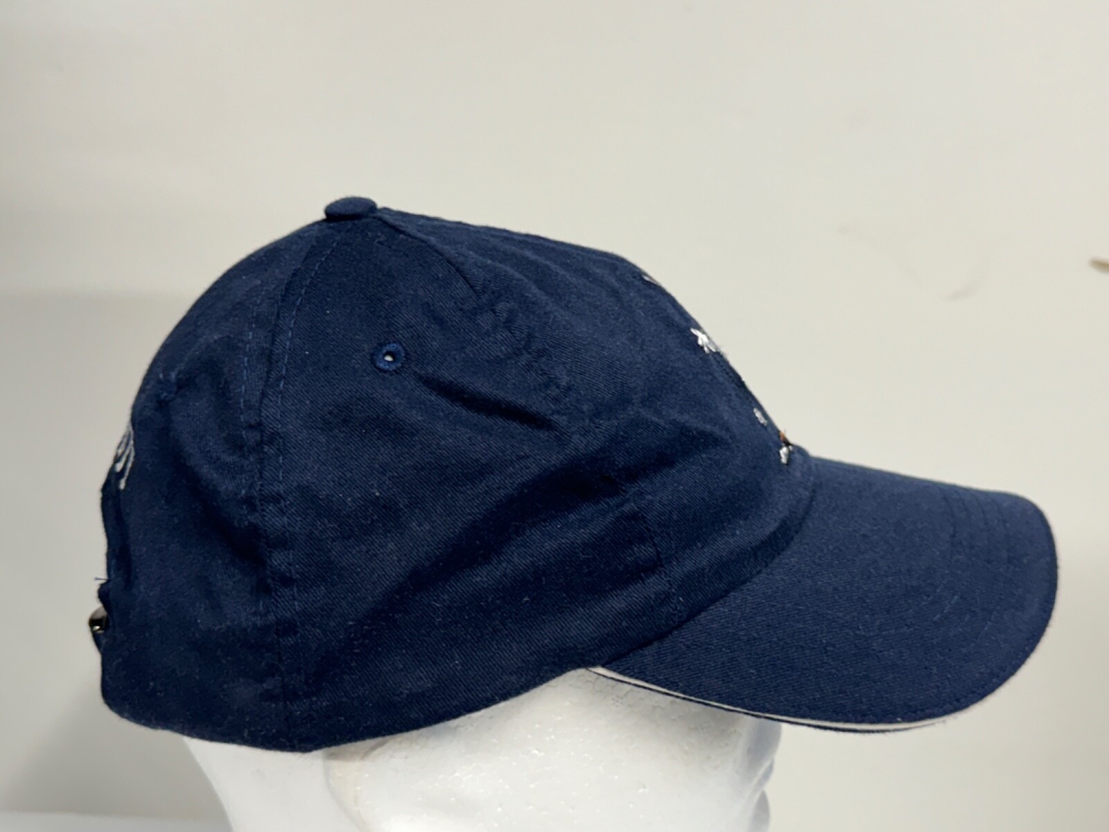 PONY Berretto da baseball Warner Bros Studio Store Bugs Bunny King Putt blu navy anni '90