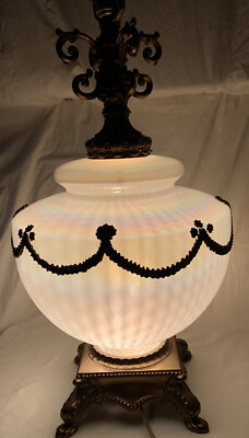 INCREDIBLE Hollywood Regency Carl Falkenstein SIGNED Iridescent 3