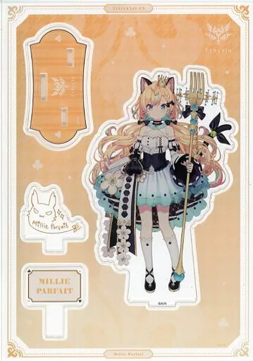Acrylic Stand Panel Milly Parfait Virtual Youtuber Nijisanji En Ethyria New