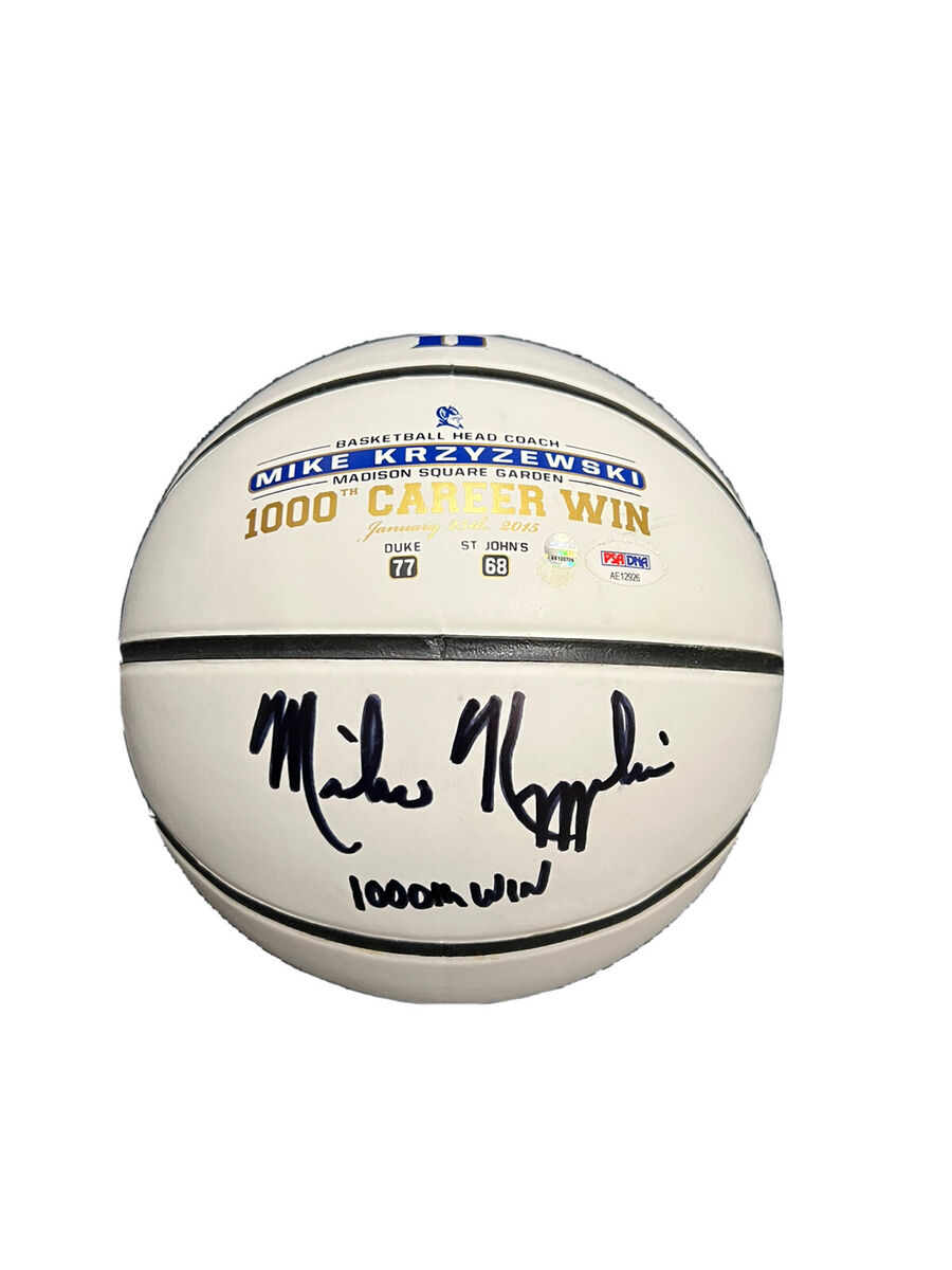 Coach K Signed Basketball: A Collector’s Dream