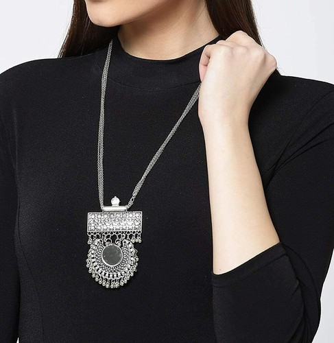 Silver choker Necklace Jewelry set 