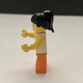 Lego 9764 9632 9686 9322 Yellow Flowers Black Ponytail Hair Minifigure twn062
