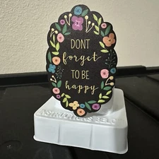 SALE!  Fragrance Oil plug in Diffuser “Don’t Forget To Be Happy”