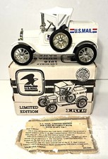 ERTL 1918 Runabout US Mail Bank Die Cast w/ Key 1/25 Scale 1989 Edition