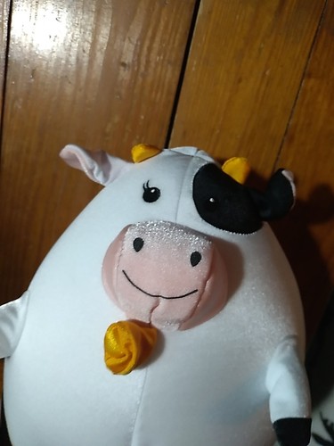 Cow Bean Bag Type Plush - 12 Inches Tall - Picture 5 of 6