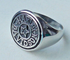 Harley Men's Star Ring - Stainless Steel  Size 13- New