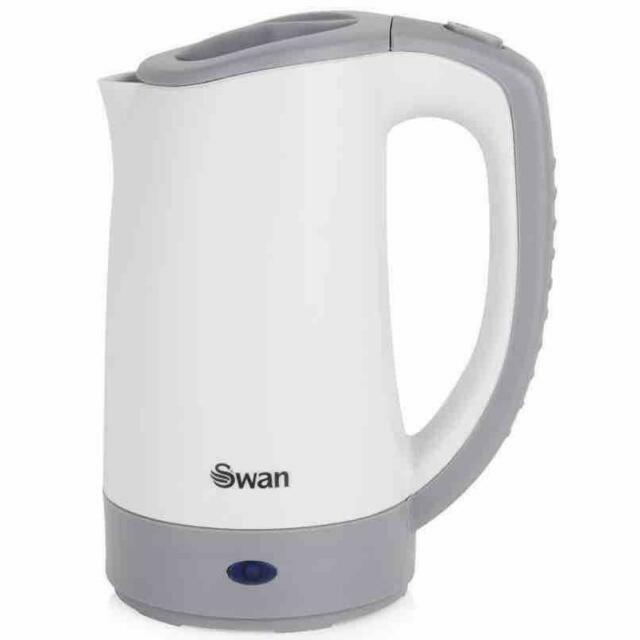 Swan SK19011N Travel Kettle with Two Tea Cups Grey for sale online eBay