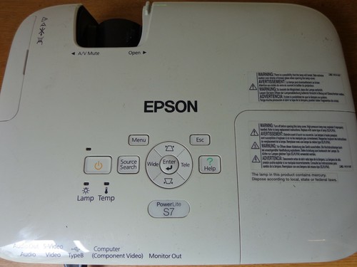 EPSON H328A Powerlite S7 Room Projector 