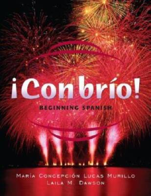 Con brio: Beginning Spanish (Spanish Edition) - Hardcover - GOOD