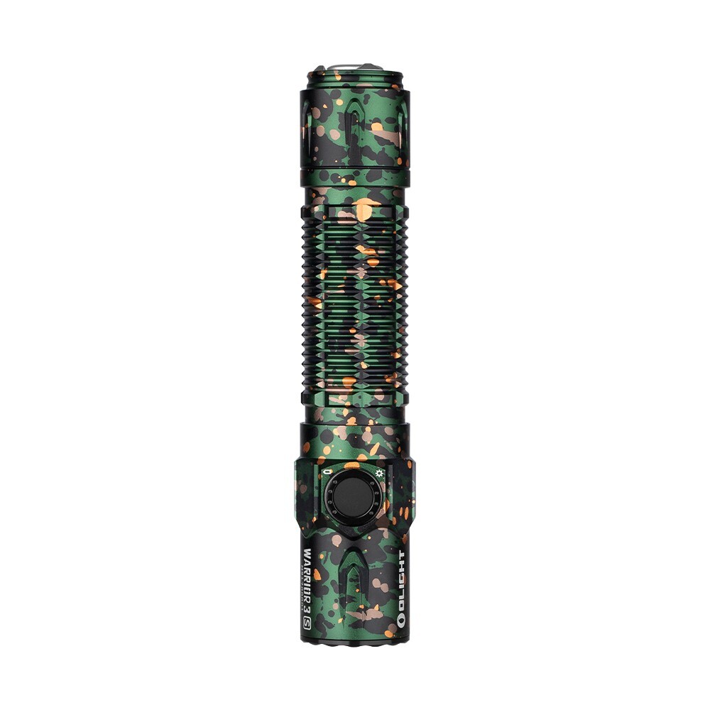 Olight Warrior 3S Camouflage Tactical Flashlight, 2300 Olight Warrior 3S Camouflage Tactical Flashlight, 2300