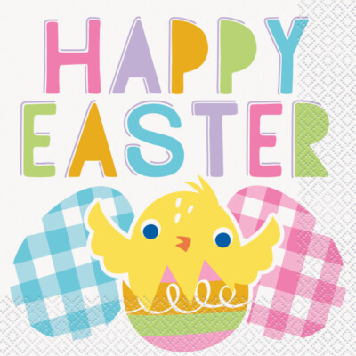 16 Stück Eggcellent Ostern Mittagessen Servietten - Osterparty