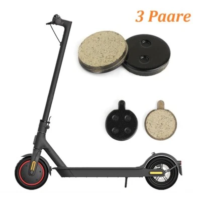 3 Paar E-Scooter Bremsbeläge Bremsbelag Bremsenbelag für Xiaomi M365 1s Pro Pro2 - Bild 1 von 4